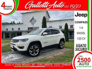 JEEP Compass 1.6 mjt Limited 2wd 120cv
