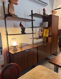 Libreria vintage stile scandinavo Dal Vera anni 70