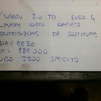 Motore subaru 2.0 td euro4 ee20