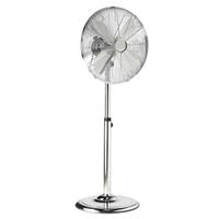 VENTILATORE A COLONNA IN METALLO CROMATO