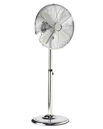 VENTILATORE A COLONNA IN METALLO CROMATO