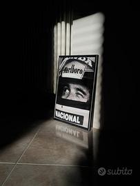Poster con cornice formato A3 Ayrton Senna