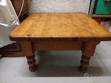 Tavolo rettangolare in legno vintage