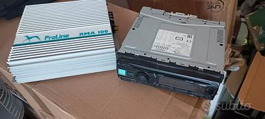 materiale hi-fi VHS musicassetta subwoofer ampli 