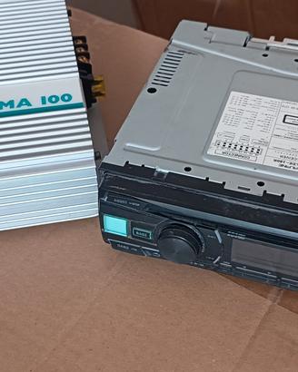 materiale hi-fi VHS musicassetta subwoofer ampli 