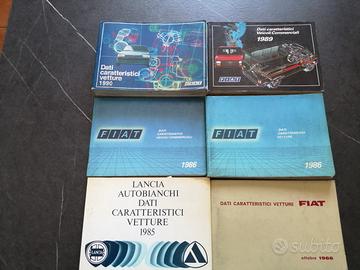 Manuali dati caratteristici Fiat e Lancia