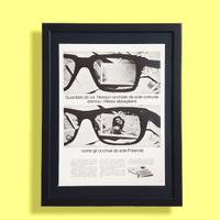 Pubblicità originale vintage occhiali Polaroid