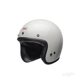 Casco Jet Vintage Bell Custom 500 Bianco