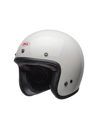 Casco Jet Vintage Bell Custom 500 Bianco