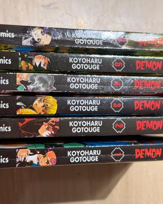 Lotto Manga Demon Slayer 1-6 Complete Consecutive