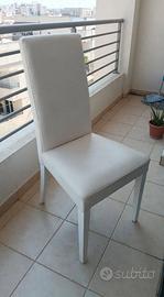 Sedia bianca moderna