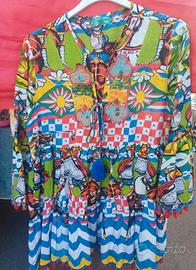 vestito antica sartoria positano taglia unica 