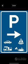 Parcheggio camper, barche, veicoli da lavoro
