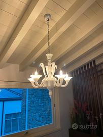 Coppia di lampadari veneziani