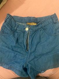 Shorts jeans bambina 8/9 anni