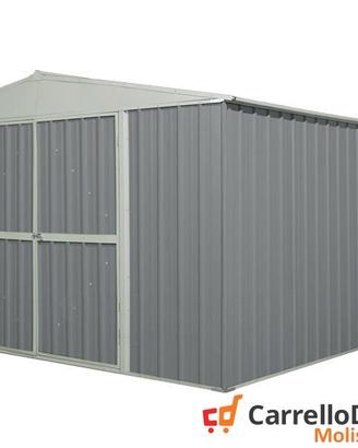 Box prefabbricato in acciaio 360x430 grigio chiaro