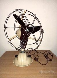 Ventilatore da tavolo vintage Ercole Marelli