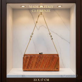 Borsetta vintage vera pelle Made in Italy
