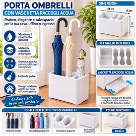 porta ombrelli nuova generazione e moderno
