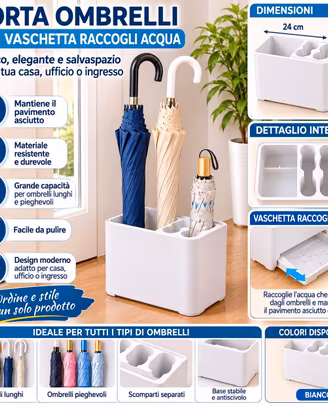 porta ombrelli nuova generazione e moderno