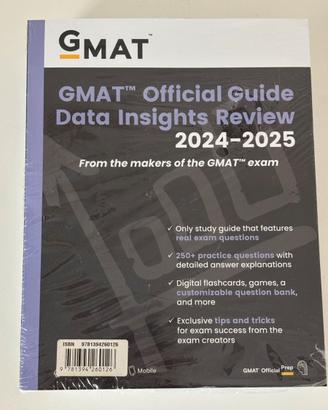 GMAT Official Guide 24-25 (Set completo 4 libri)