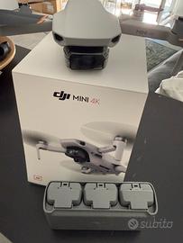 Dji mini 4k + 3 batteria + care refresh + filtri