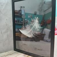 Stampa "piuma" Ikea in cornice e plexiglass 