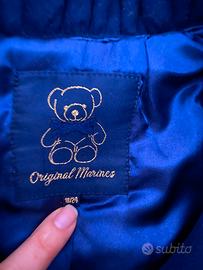 Cappotto elegante blu bimba