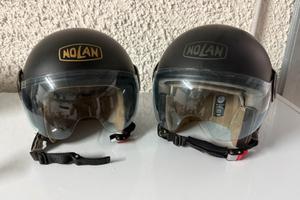 Coppia caschi Jet Nolan N21 nero opaco (tg S e M)
