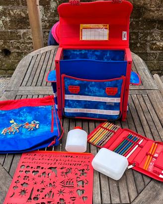 🛡️🎒 Zaino Scuola Elementari a Tema Cavaliere –