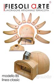 forno per pizza in terracotta refrattaria