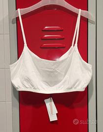 Top bianco 100% microtencel