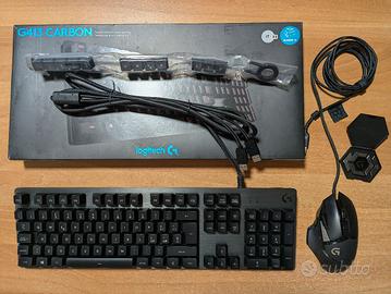 Kit mouse e tastiera logitech da gaming