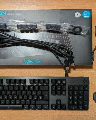 Kit mouse e tastiera logitech da gaming