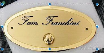 Targa Porta Ingresso 