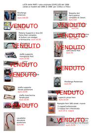 LISTA  PARTI  tutto originale-GSXR1100 del 1988