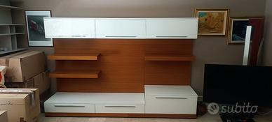 Mobile sala a parete in teak