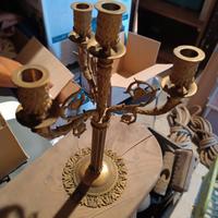 candelabro in ottone