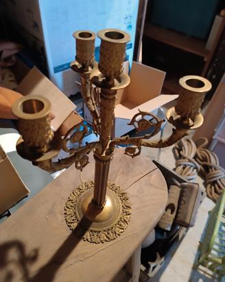 candelabro in ottone