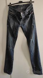 ABSOLUTE JOY Jeans 5 Tasche Effetto Stropicciato