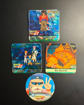 Lotto 4 magneti Dragon Ball GT – Staks