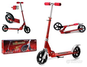 Monopattino cool scooter fast way ruota 20cm rosso