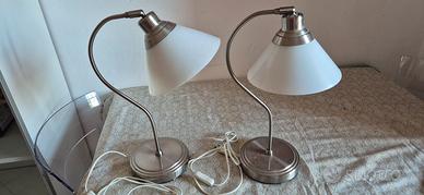 coppia lampade abat jour