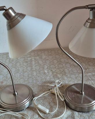coppia lampade abat jour