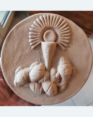 Bassorilievo Artigianale - Simboli Eucaristici