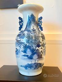 Vaso A Balaustra Celadon Cina Primi 900’