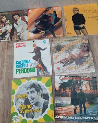 Sette 45 giri degli anni Sessanta/Settanta