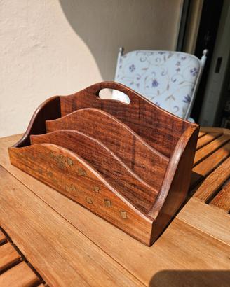Portalettere in legno