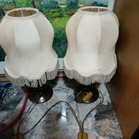 due lampade da comodino anni 60