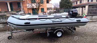 Gommone Quicksilver 470+Mercury 25cv+Carrello Rsa
